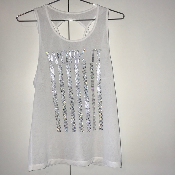 Material Girl Tops - Sheer Work it ✨🌈tank top